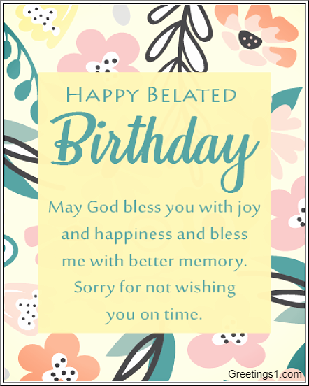 30+ Free Happy Belated Birthday Images | Free Belated Birthday Images ...